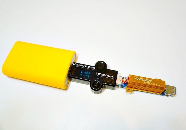 可偵測 QC 2.0 的「AnJie xp」USB電壓電流檢測器