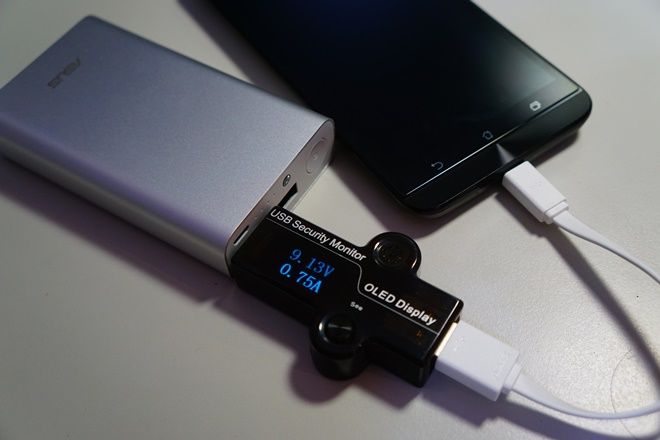 可偵測 QC 2.0 的「AnJie xp」USB電壓電流檢測器