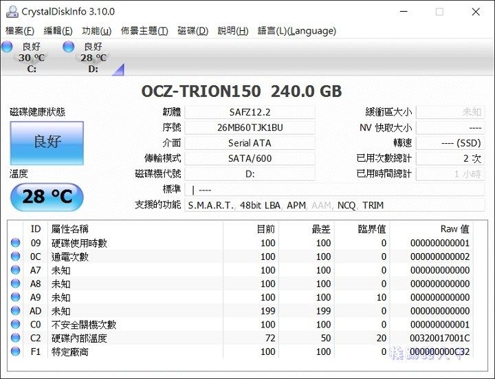 經濟實惠的 OCZ TRION 150 240GB TLC SSD 固態硬碟