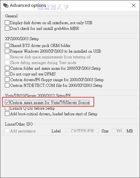 製作 USB 多重系統選單式的開機碟工具 – WinSetupFromUSB