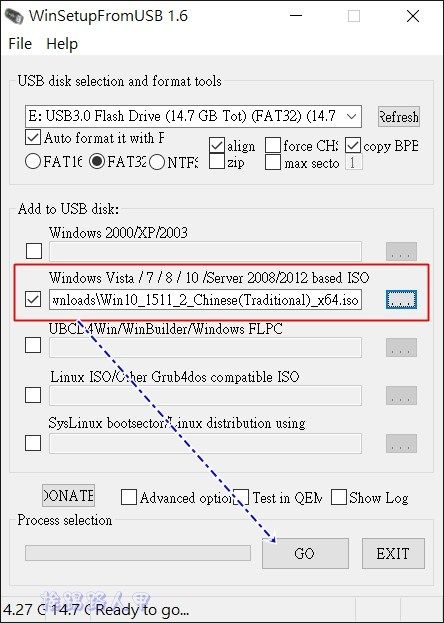 製作 USB 多重系統選單式的開機碟工具 – WinSetupFromUSB