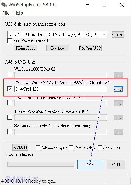 製作 USB 多重系統選單式的開機碟工具 – WinSetupFromUSB