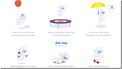 [Google 出品] 3D地圖結合實境的手遊 App 當雪人探索喜馬拉雅山 (順便複習四款地圖類益智遊戲)