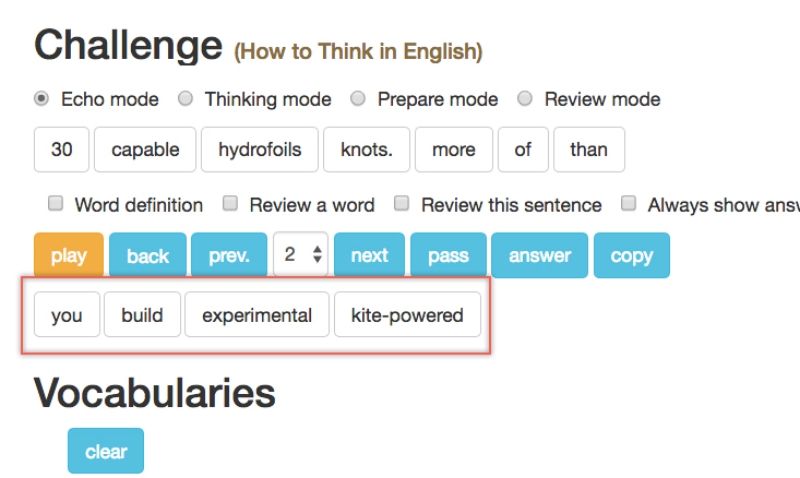 ForeignThinking - 利用迴音法學習英文，反覆的聆聽與拼湊強化聽力