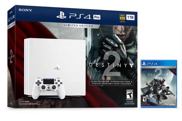 PS4 冰河白新色登場，搭配「Destiny 2」同捆包限量開放預購