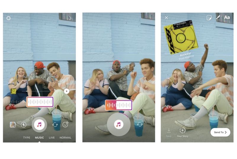 Instagram 新增「加入音樂」功能，讓短影片變得更生動