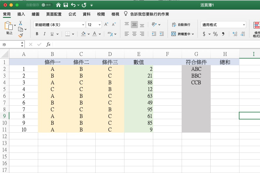 Excel 小教室 - 計算符合多重條件下的總和，SUM+IF+陣列的運用
