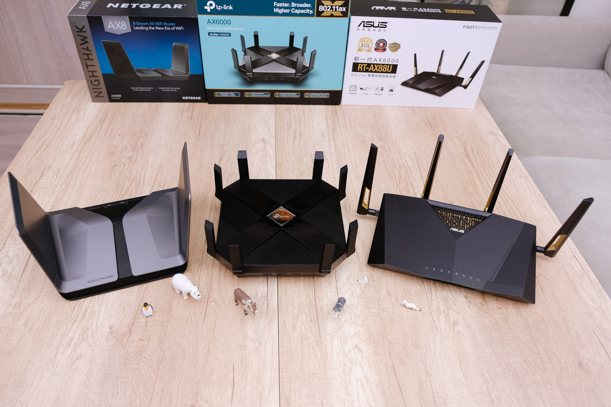 三款支援第 6 代 Wi-Fi 技術 802.11ax 的高階路由器你怎麼選（TP-Link vs ASUS vs Netgear）