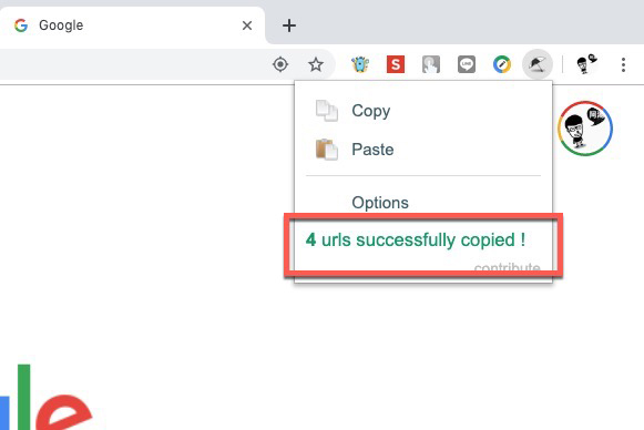 Copy All Urls - 一鍵複製瀏覽器所有視窗的網址，不需一個個複製記錄（Chrome）