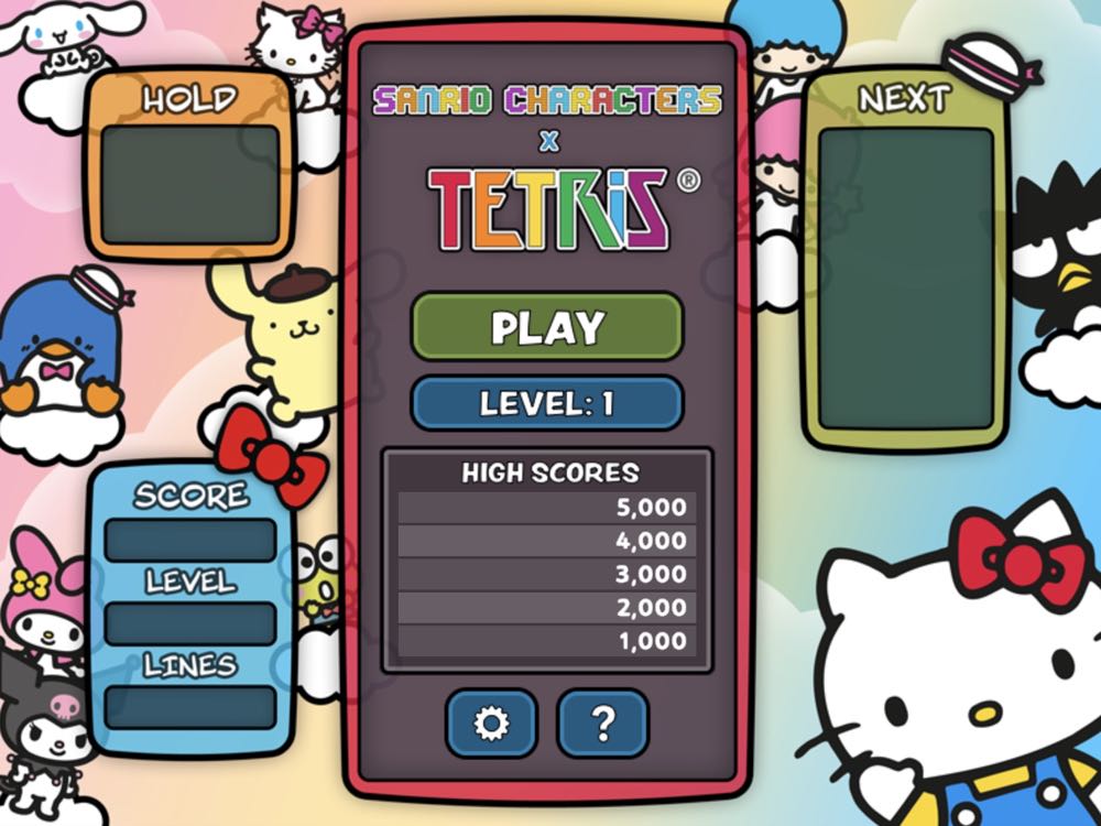 Hello Kitty x 俄羅斯方塊一起歡慶生日，推出線上免費玩版本！