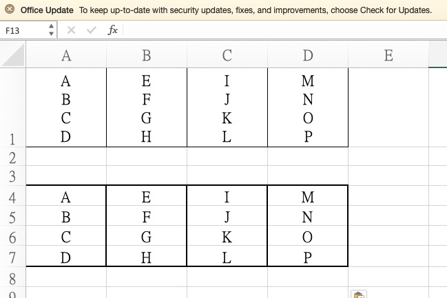 Excel 小教室 - 利用 Word 快速將單欄多行數據拆分至各別欄位