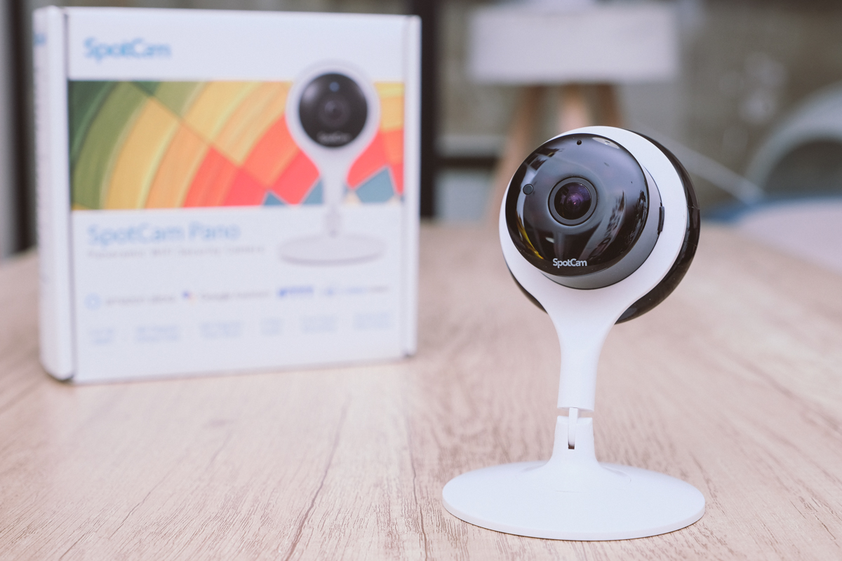 SpotCam Pano 雲端攝影機開箱分享，全景 180 度視角、唯一免費提供 24 小時雲端循環錄影功能