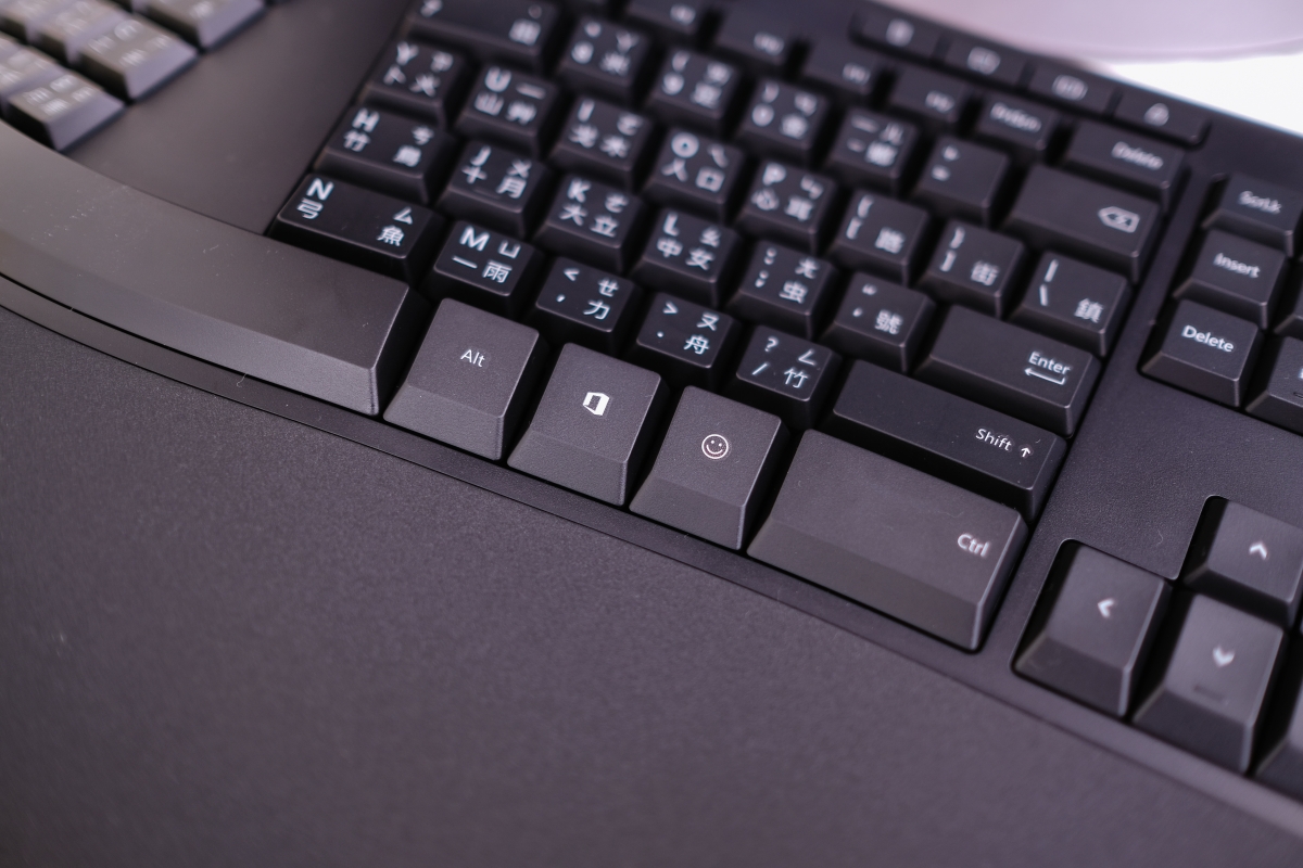 微軟人體工學鍵盤