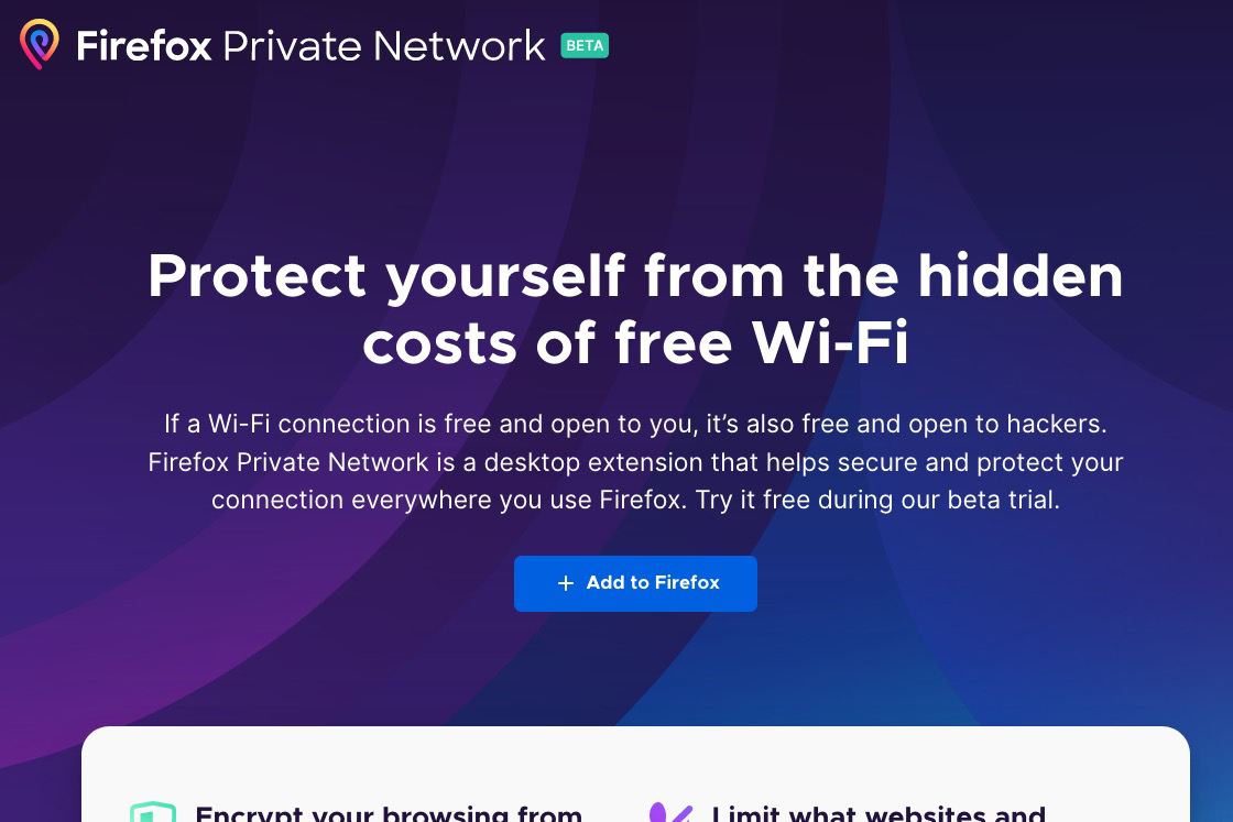 Firefox 與 Cloudflare 聯手推出免費無限制流量的 VPN 服務 Firefox Private Network