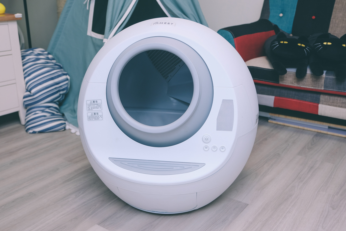 淘寶敗家心得 - MEET 全自動貓砂機，幾乎感受不到的運轉音量