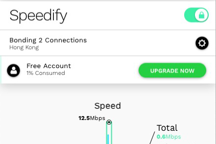 Speedify VPN 服務 - 每月提供免費 1GB 流量使用，不需註冊帳號