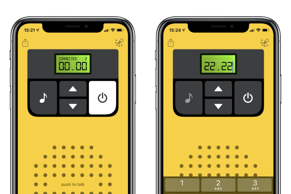 網路對講機 Walkie-talkie，免註冊，調好頻道直接對講