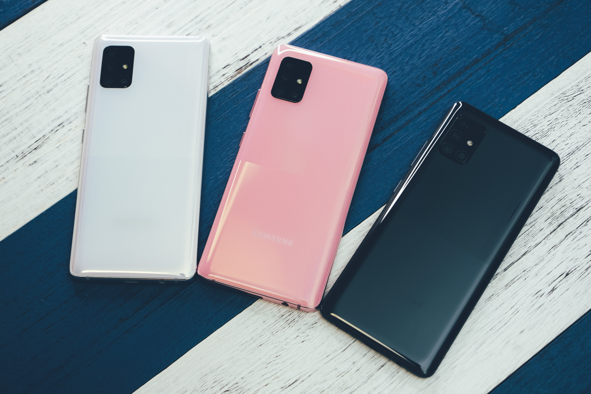 Samsung Galaxy A51 5G 智慧型手機開箱，4+1 鏡頭、大電量，支援 5G 行動通訊