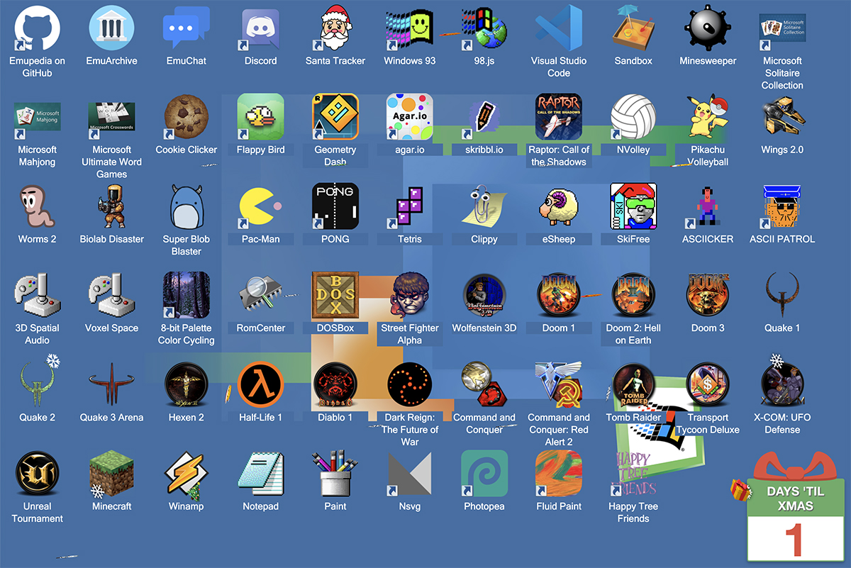 EmuOS - 懷舊的 Windows 模擬器，內建超多遊戲、軟體（瀏覽器直接用）