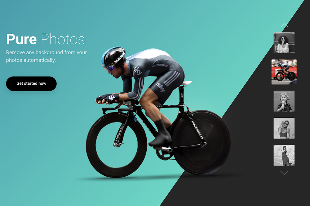 Pure Photos - 每月提供 100 張免費去背額度，超過再付費