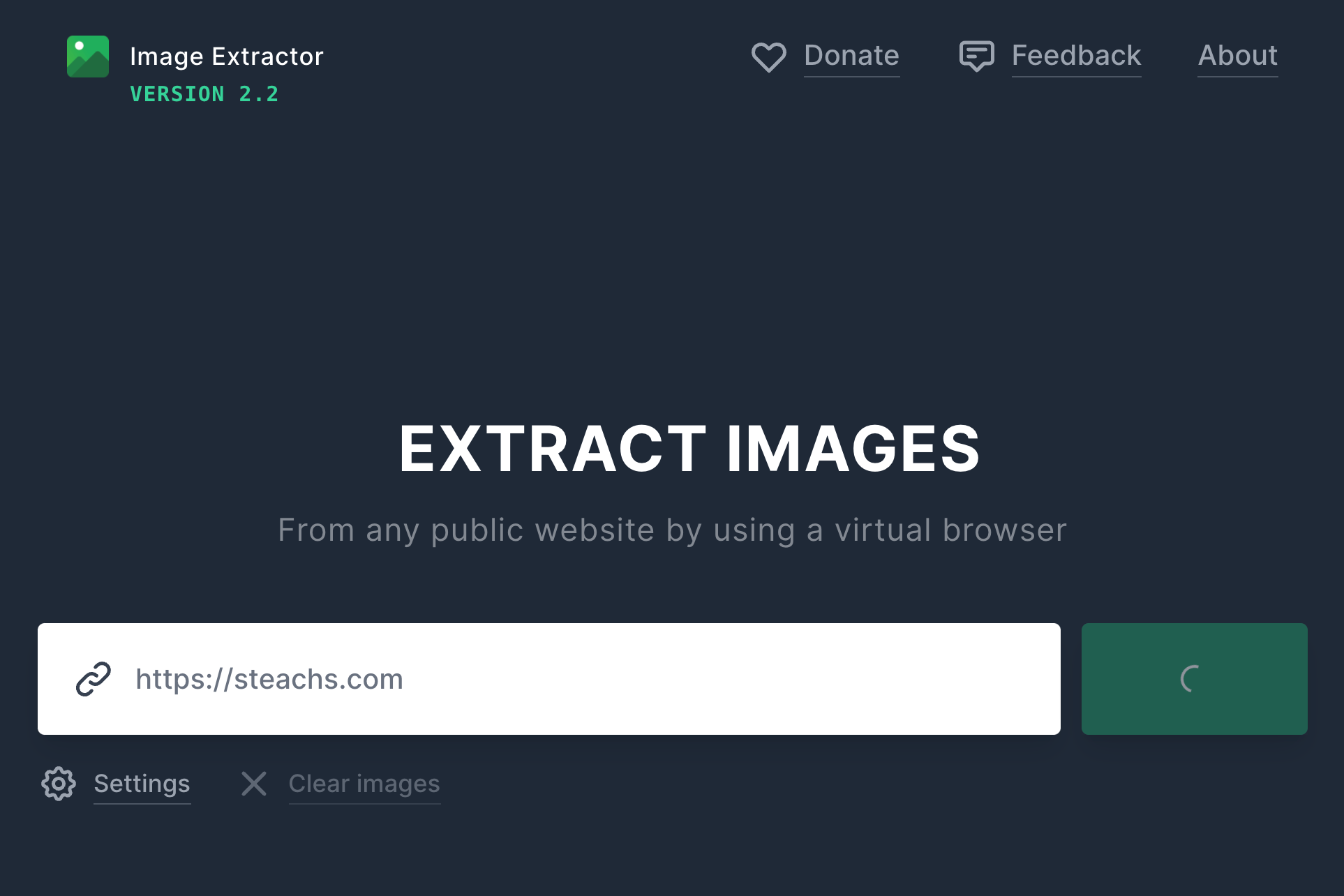 Image Extract - 一鍵下載網頁上看到的全部圖片，也可以單獨下載