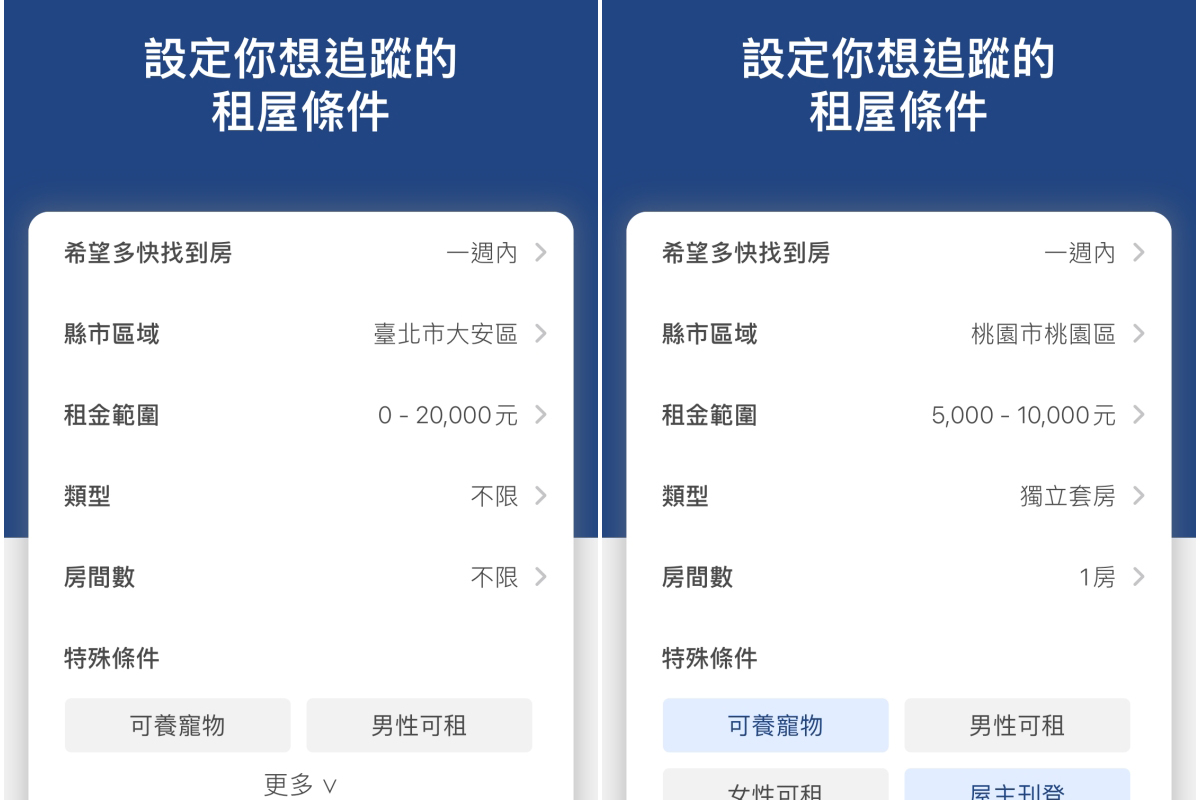 租屋雷達 APP - 租房專用，整合各租屋網資訊，符合條件第一時間通知你