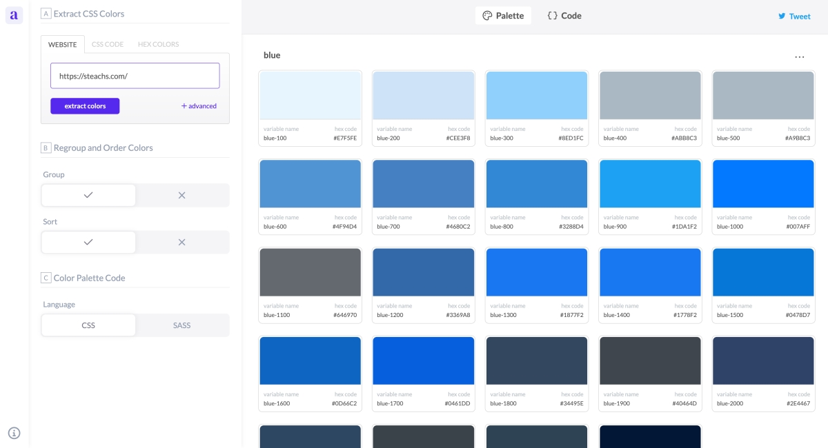Alwane - 輸入網址了解網站色系，直接獲得顏色代碼