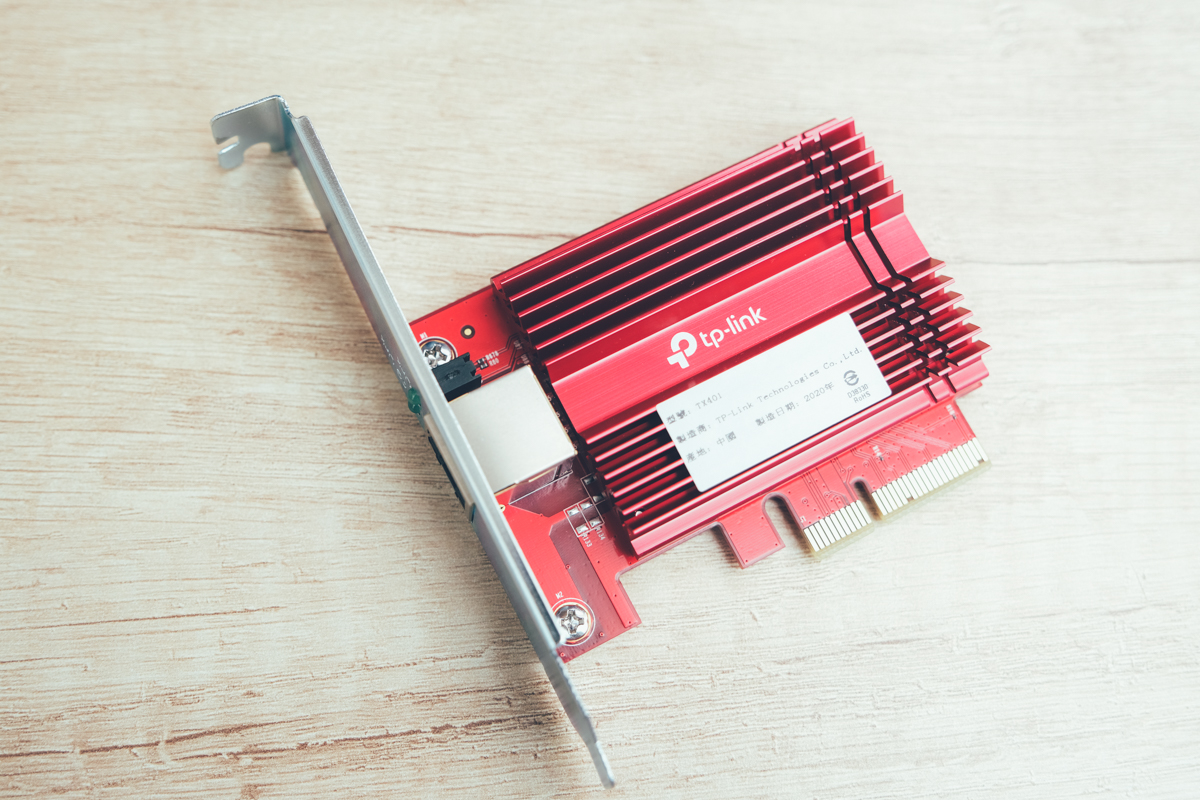 有線網卡推薦開箱實測：TP-Link TX401產品外觀