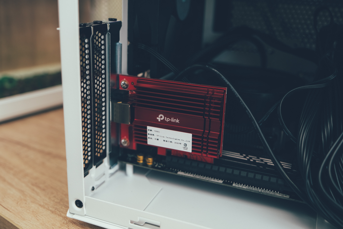 有線網卡推薦開箱實測：TP-Link TX401安裝實照