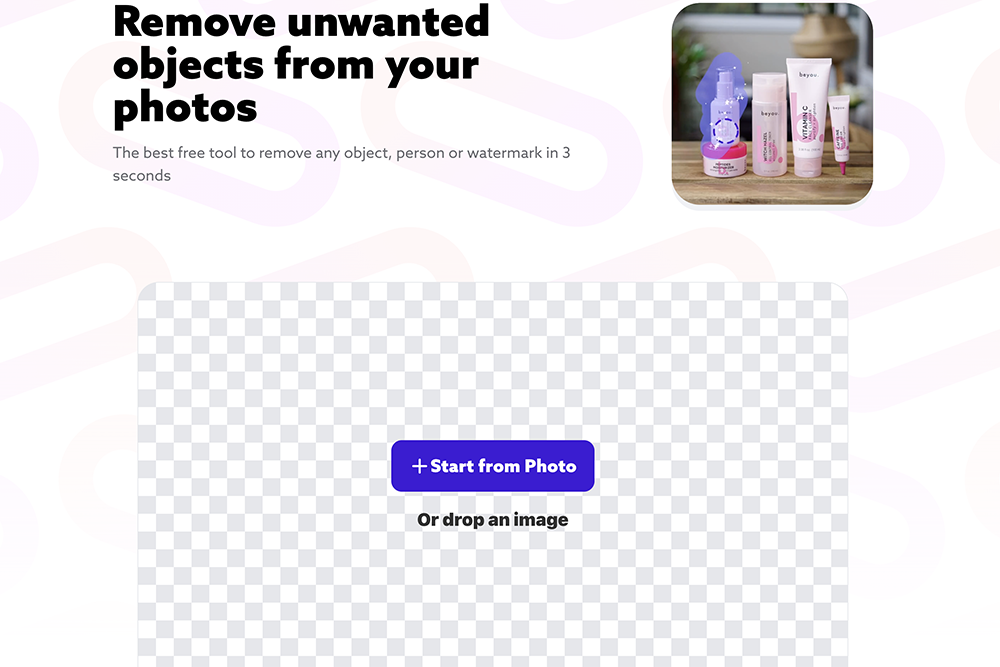 photoroom 自動去除物件功能，塗一塗就把路人甲乙丙丁都去除