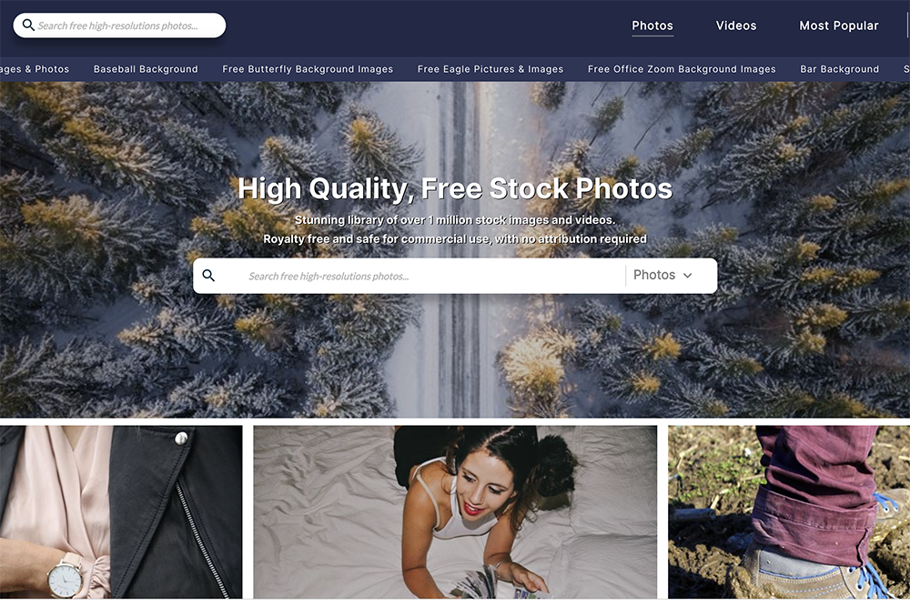 PIKwizard 免費線上圖庫，具備線上編輯，個人、商用皆可