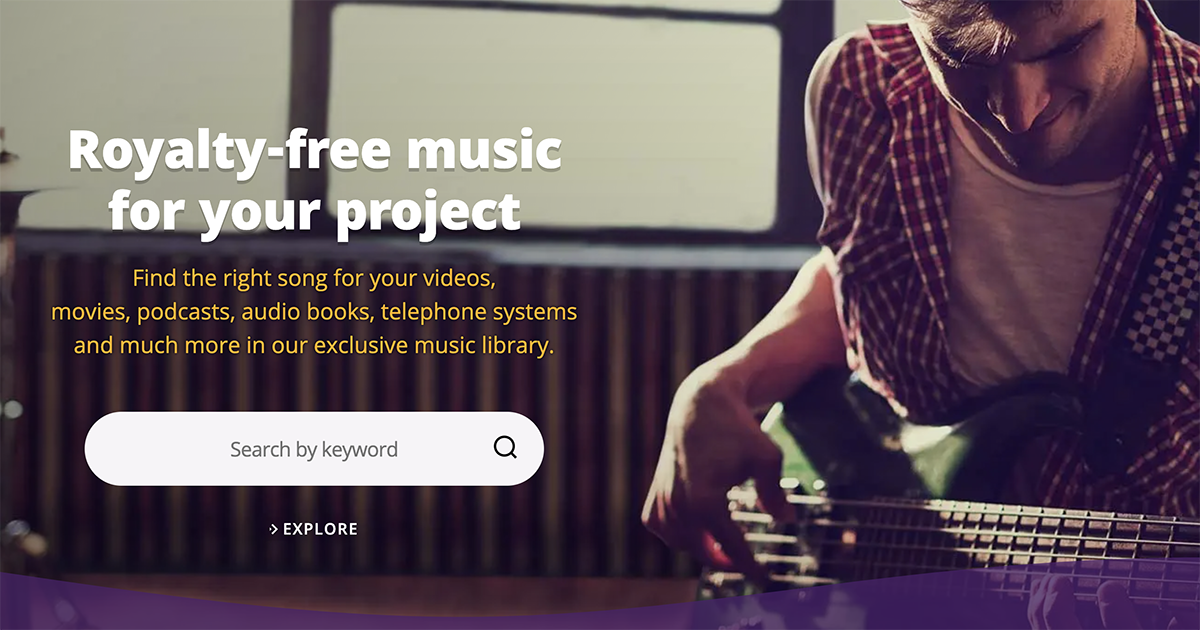 Audiohub - 免費音樂素材網站，可用於商業用途